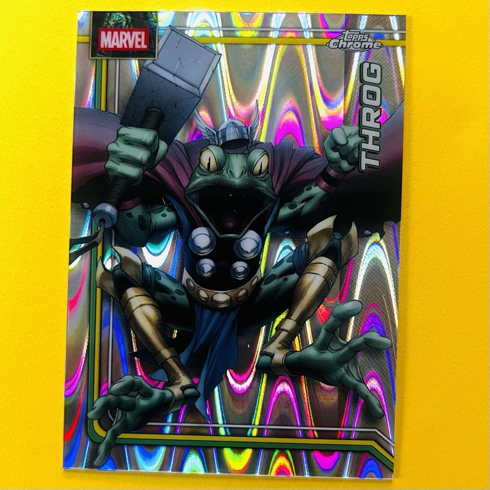 2026 Topps Chrome‎ Marvel Throg #178 Ray Wave Refractor Parallel